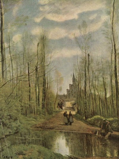 The Church in Marissel by Jean Baptiste Camille Corot